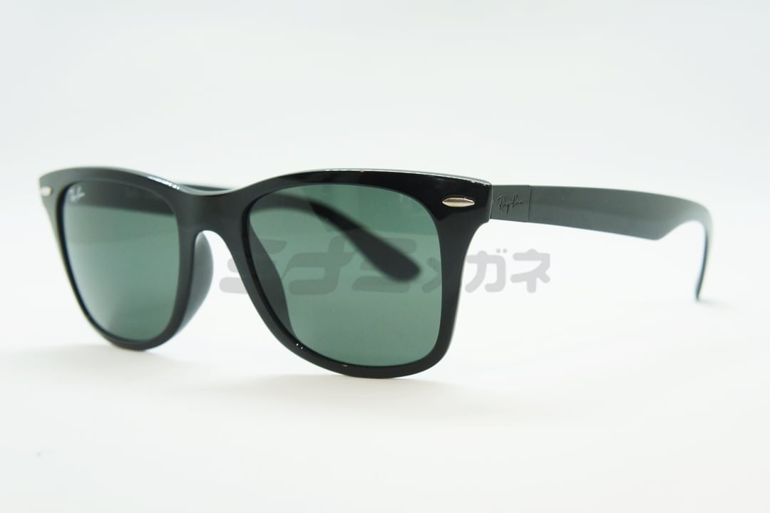 Ray-Ban 軽量 サングラス RB4195-F 601/71 52サイズ Wayfarer Liteforce ウェリントン レイバン 正規品
