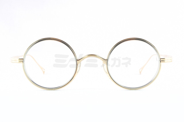 KameManNen メガネ KMN-123 LGH/TS 41サイズ ラウンド クラシカル カメマンネン 鯖江 日本製 正規品-2枚目