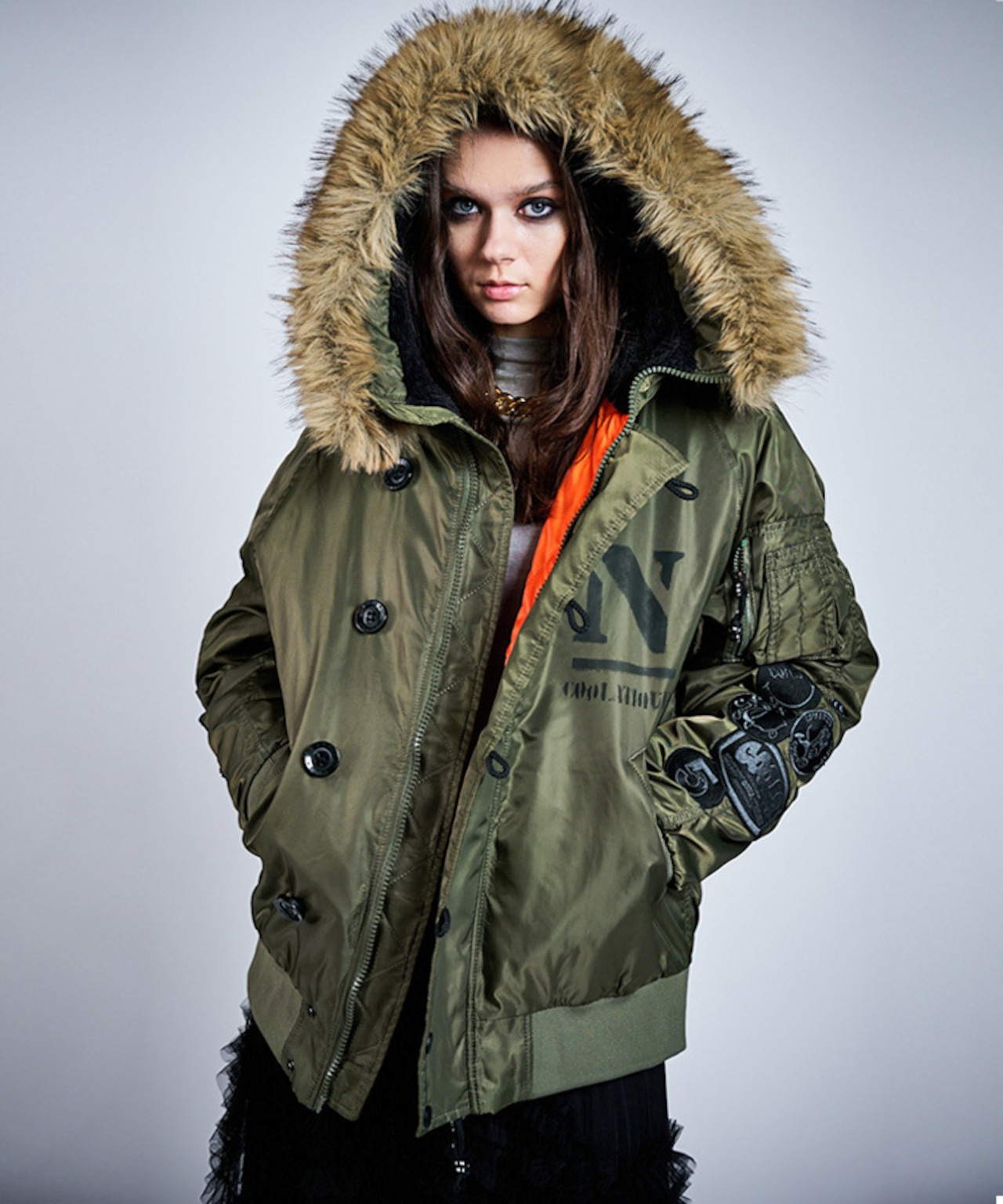 【ATELIER LINE】バックペイントオリジナルN-2B　CQ-48059H