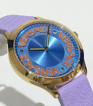 VERSACE ヴェルサーチェ レディース 替えベルト付き 腕時計 ロゴ・ハロ VE2O00722