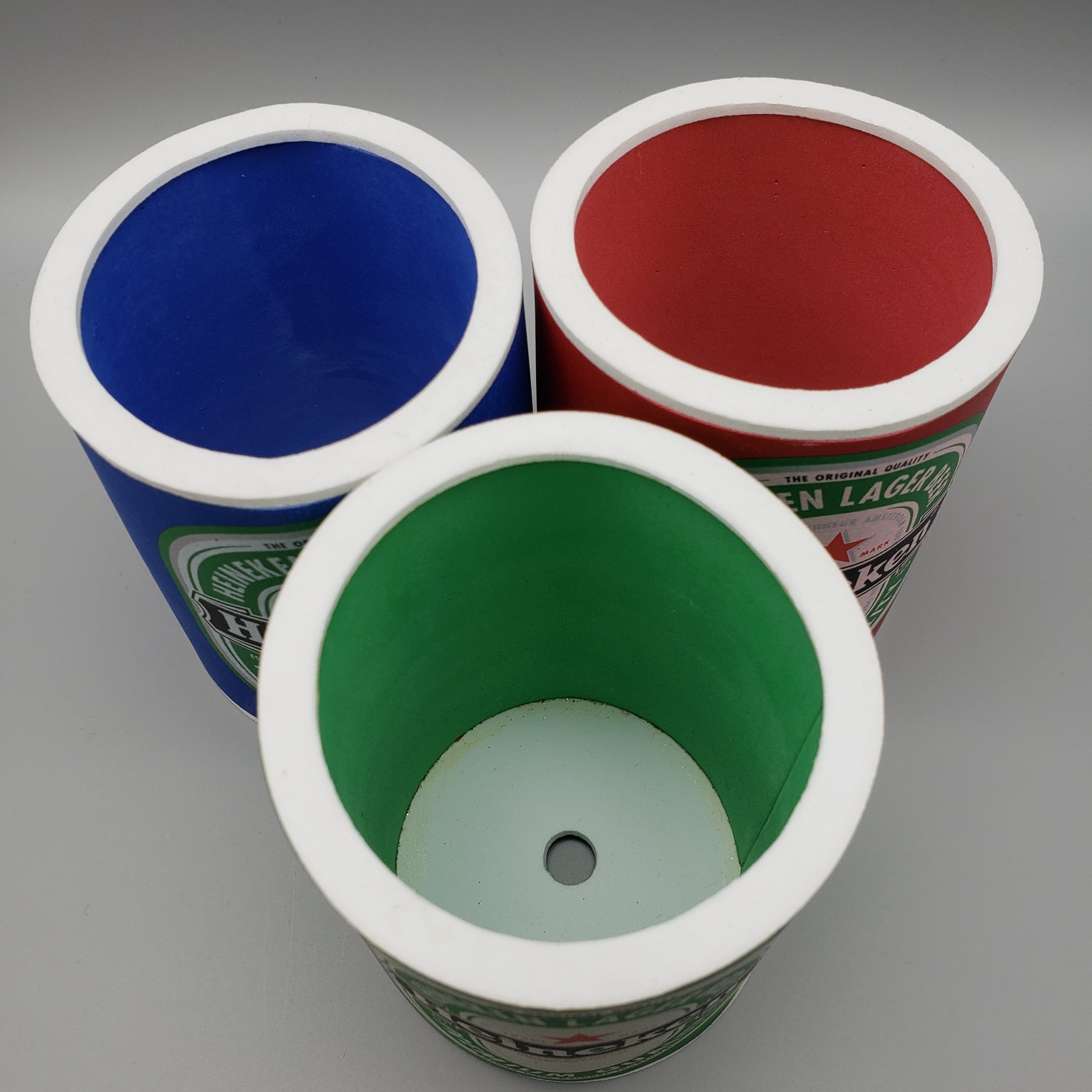 タイ雑貨☆保冷缶ホルダー☆缶ビールクーラー☆Heineken（ハイネケン