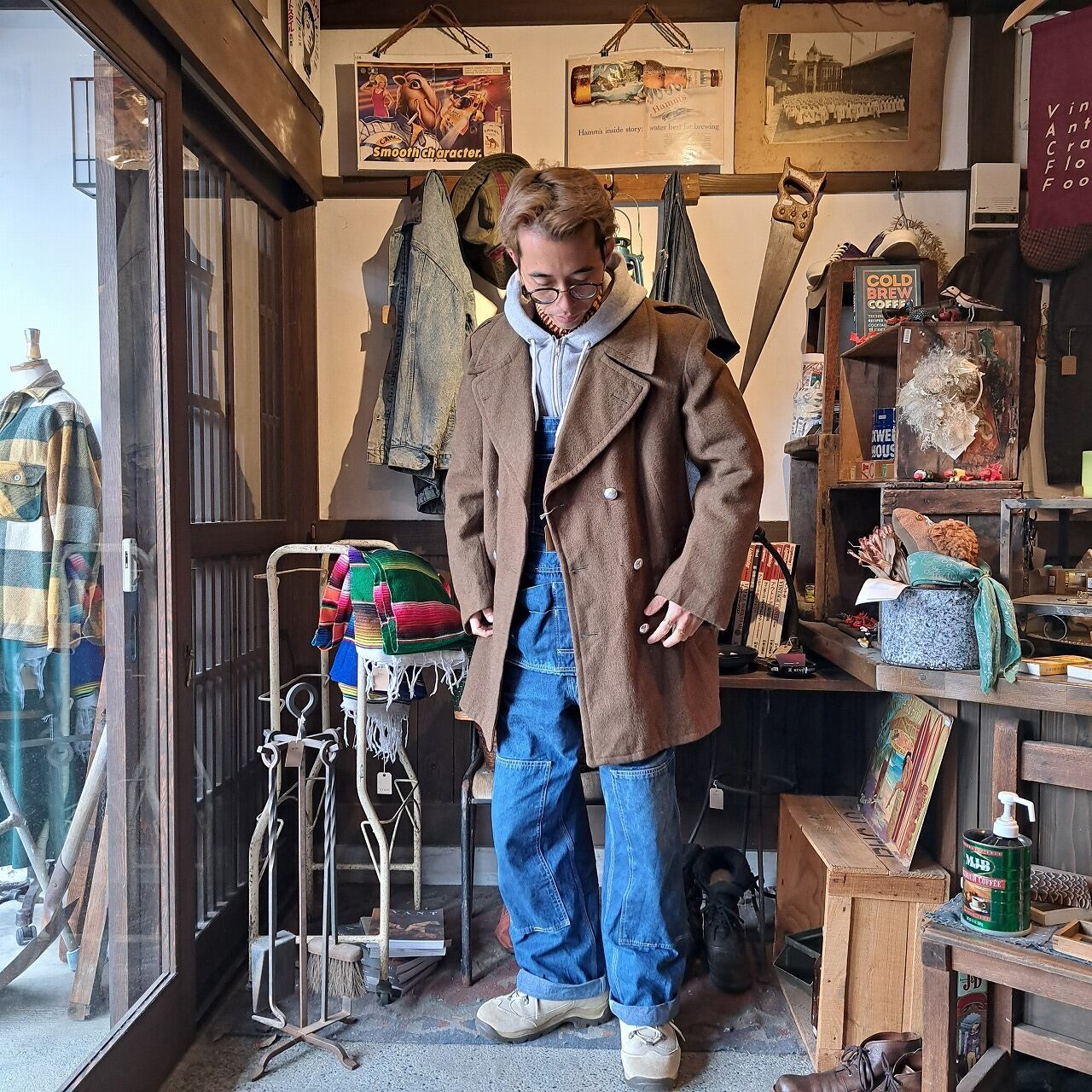 60's フランス軍 グレートコート used [312034] | VACFF