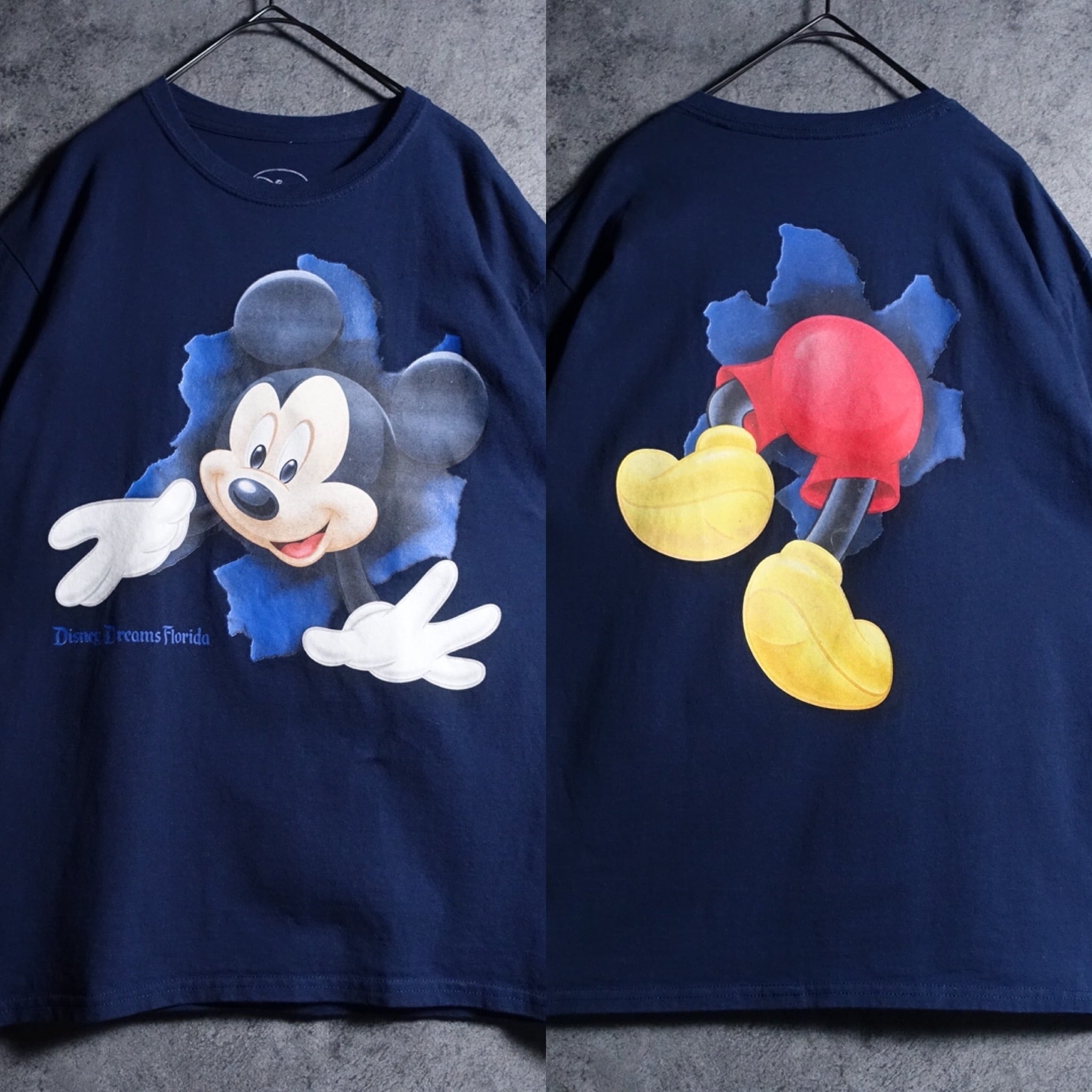 “Disney” Navy Mickey Print T-Shirt