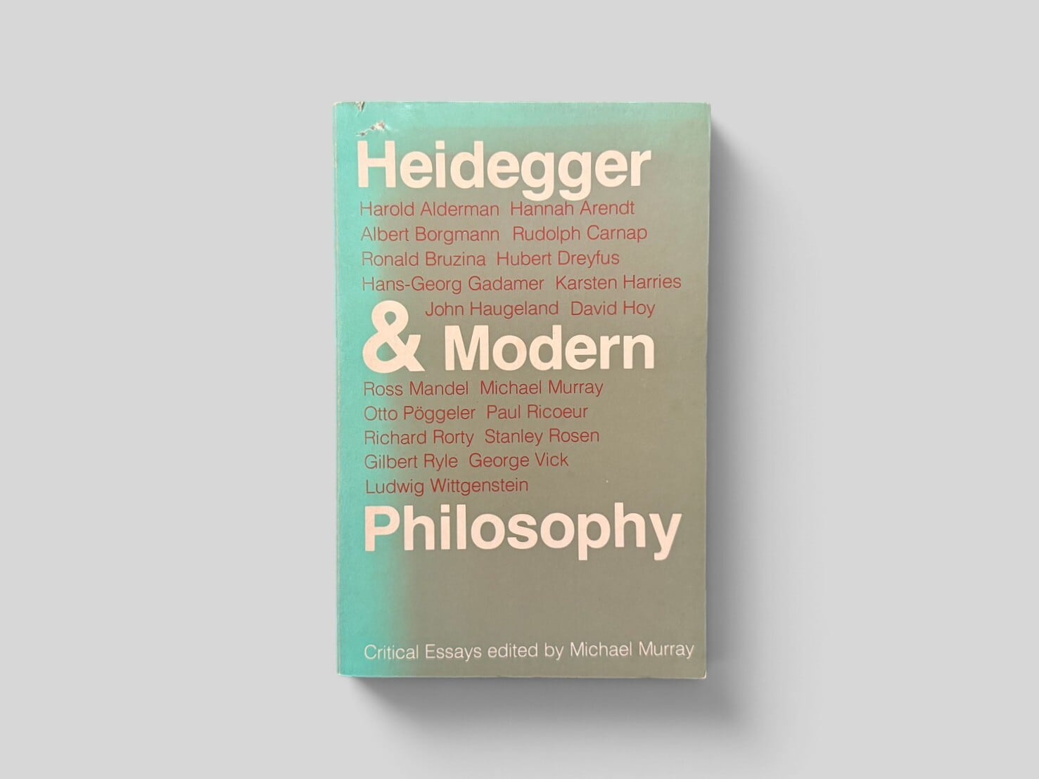 【SPH029】Heidegger and Modern Philosophy: Critical Essays(1978) /:Michael Murray