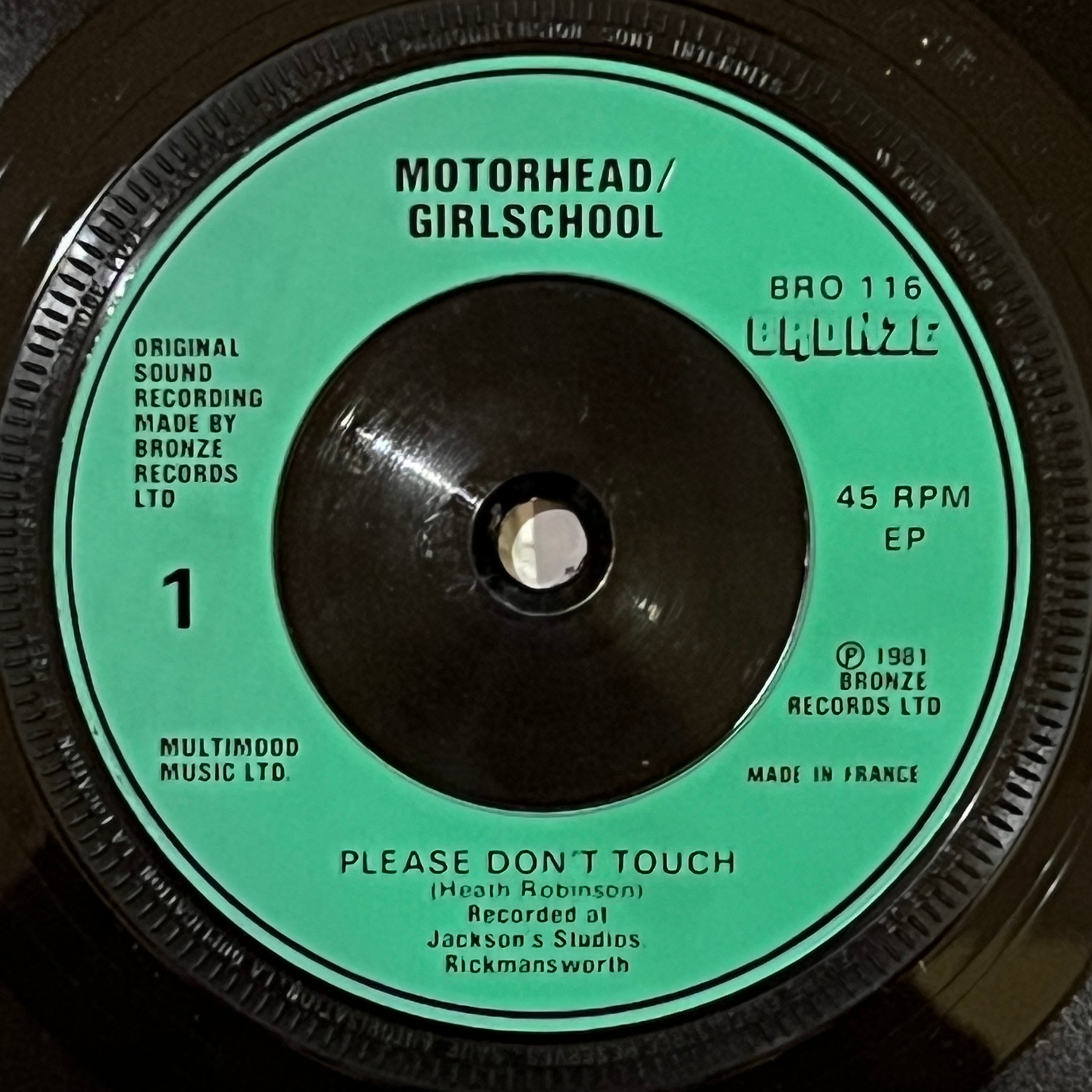 7inch】MOTORHEAD・GIRLSCHOOL / St. Valentine's Day Massacre
