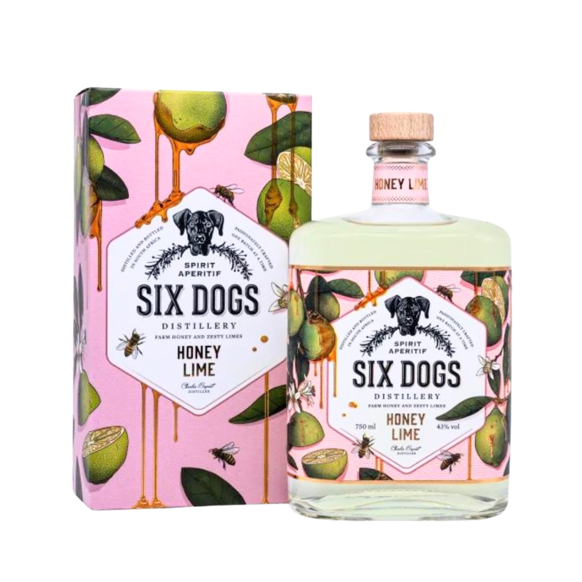 シックスドッグス・ハニーライムジン / Six Dogs Honey Lime Gin