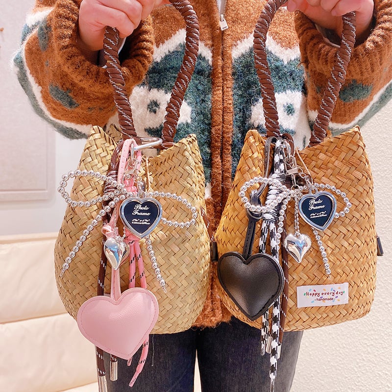 巾着　チャーム　ハンドメイド b09ebd9b4931fb8fa69c7b60c98b07