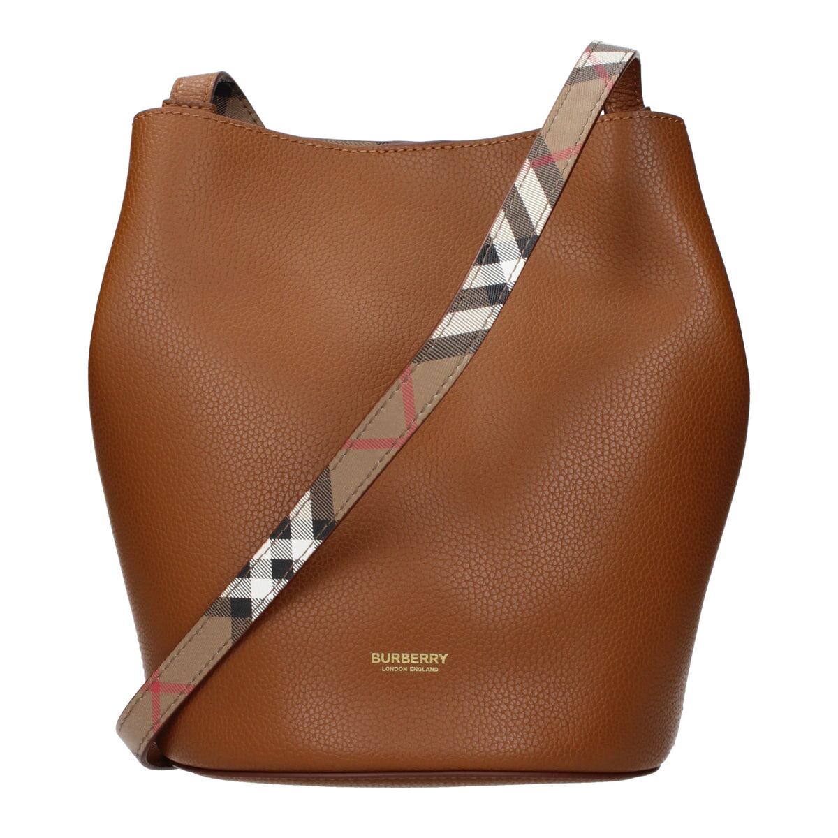 BURBERRY バーバリー レディース クロスボディバッグ レザー ブラウン
