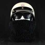ROBIN NECK WARMER /インディゴデニムLB&ブラックファー