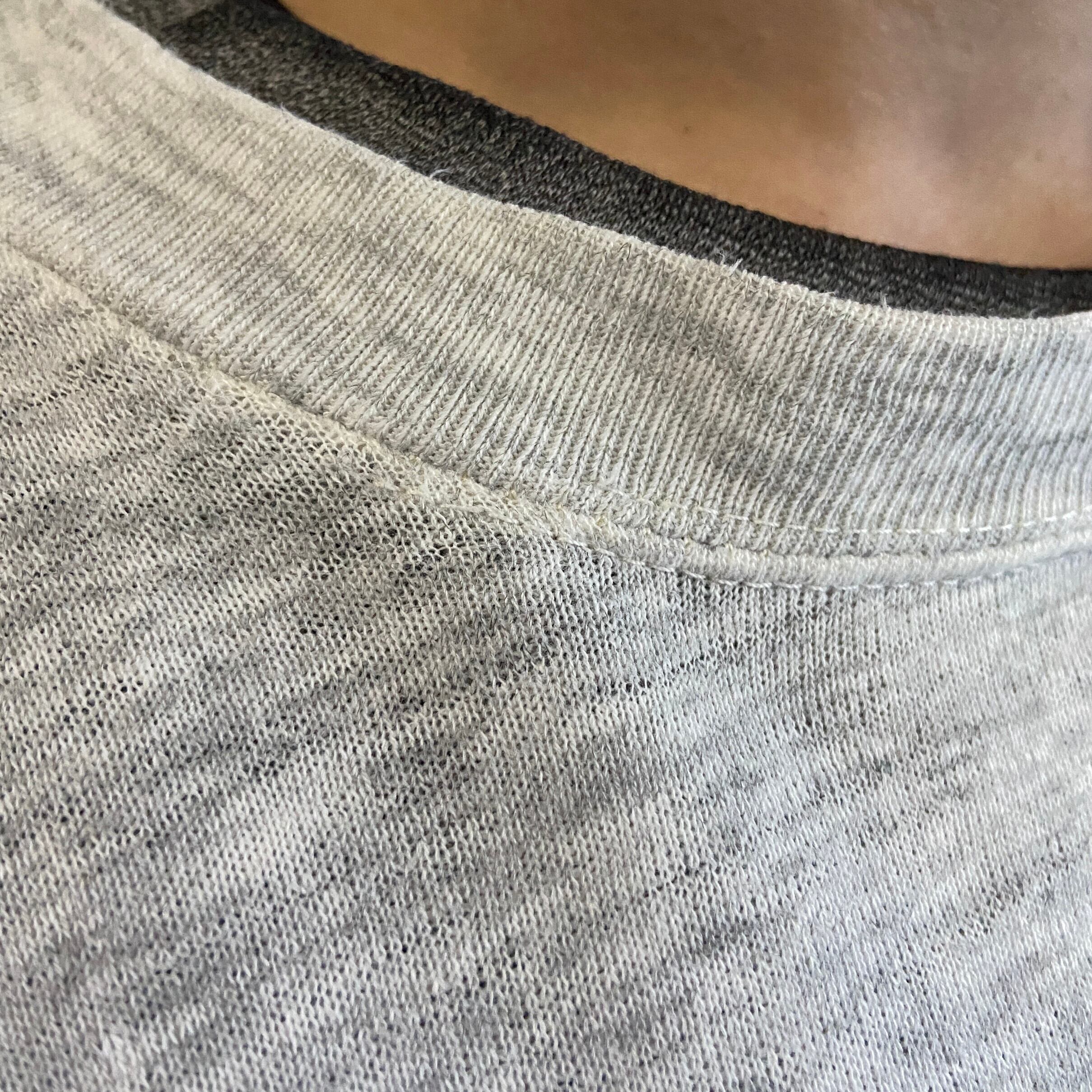 USA製 80年代 青刺繍タグ前期 Champion チャンピオン 3段 カレッジロゴ