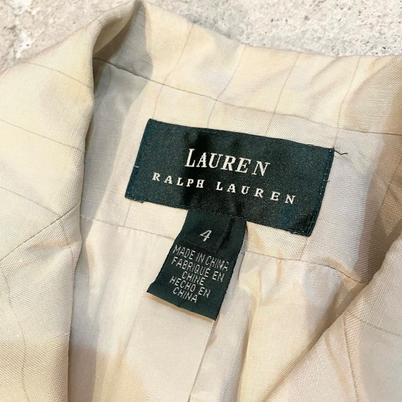 Ralph Lauren / ラルフローレン ストライプ柄 テーラードジャケット 