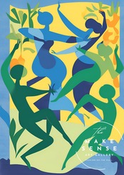 Dance of Harmony｜生命のリズムが響く抽象アートポスター｜鮮やかな色彩と調和が空間にエネルギーと幸福感を灯すインテリアA3ポスター