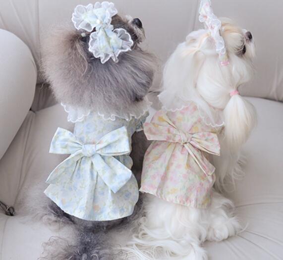 《予約》3101614 シェイプドフラワーリボンワンピース