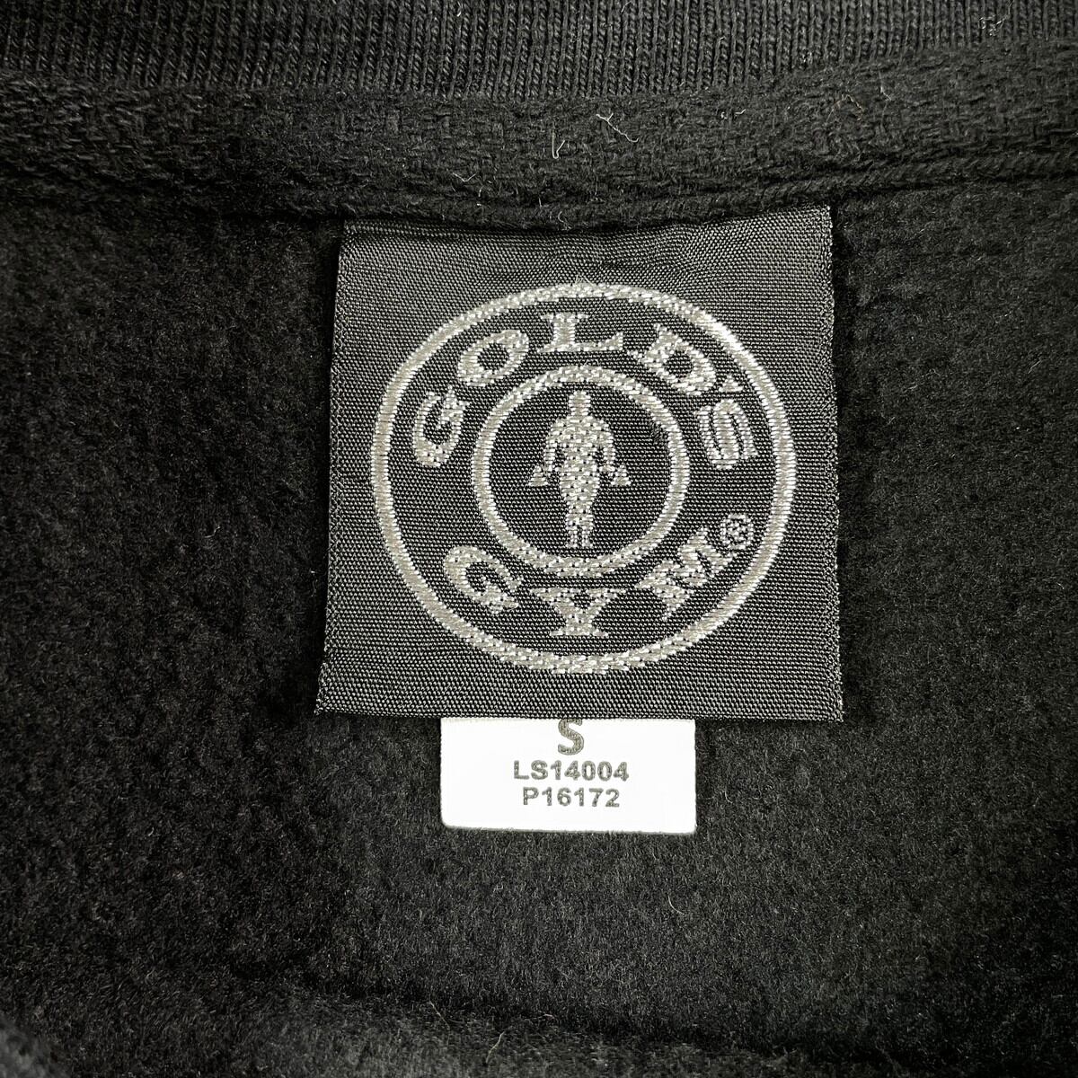 GOLD'S GYM ゴールドジム 企業ロゴプリント スウェットシャツ メンズS