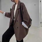 ドロップショルダールーズジャケット　0211