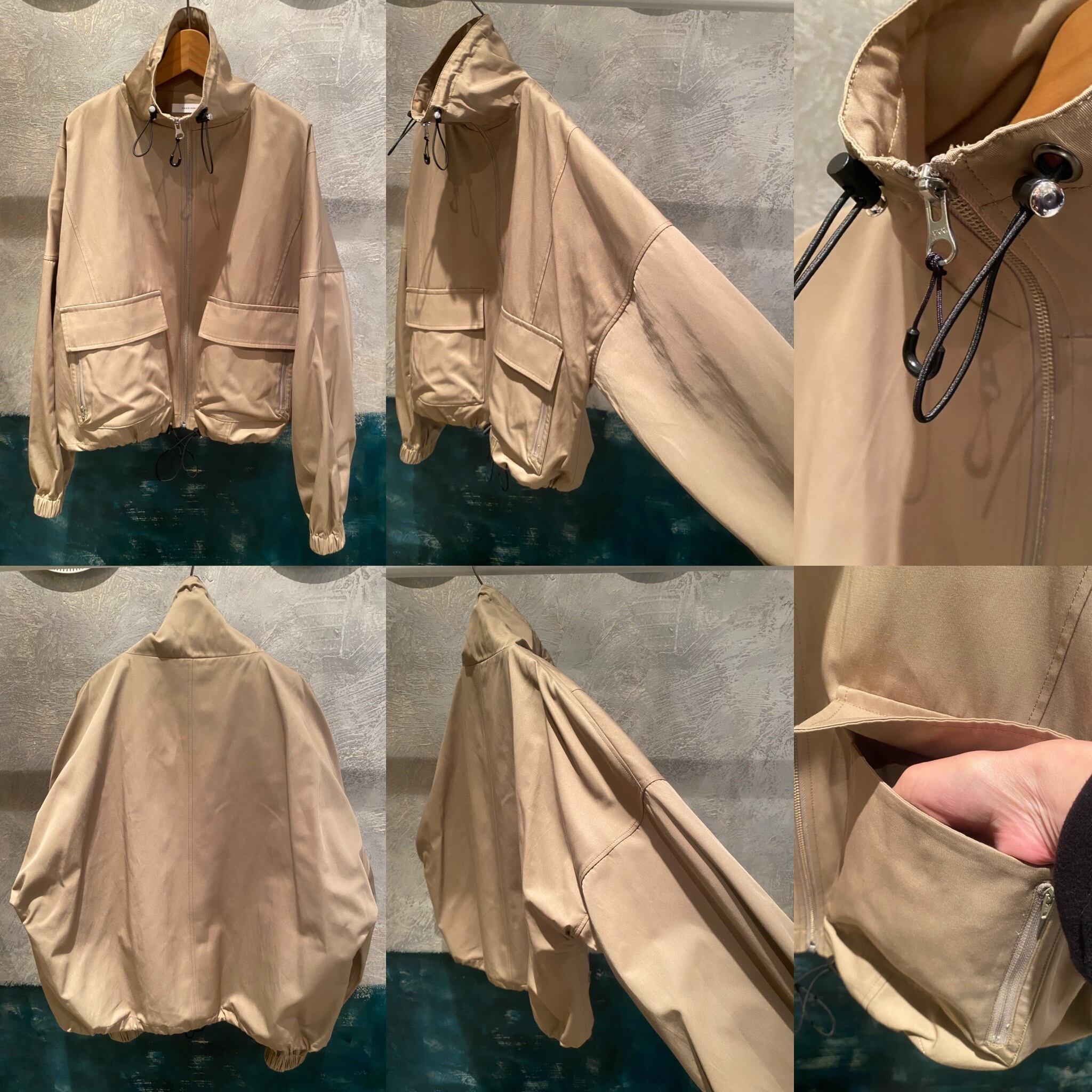 PASSIONE】draw code zip-up blouson | saumurkyoto