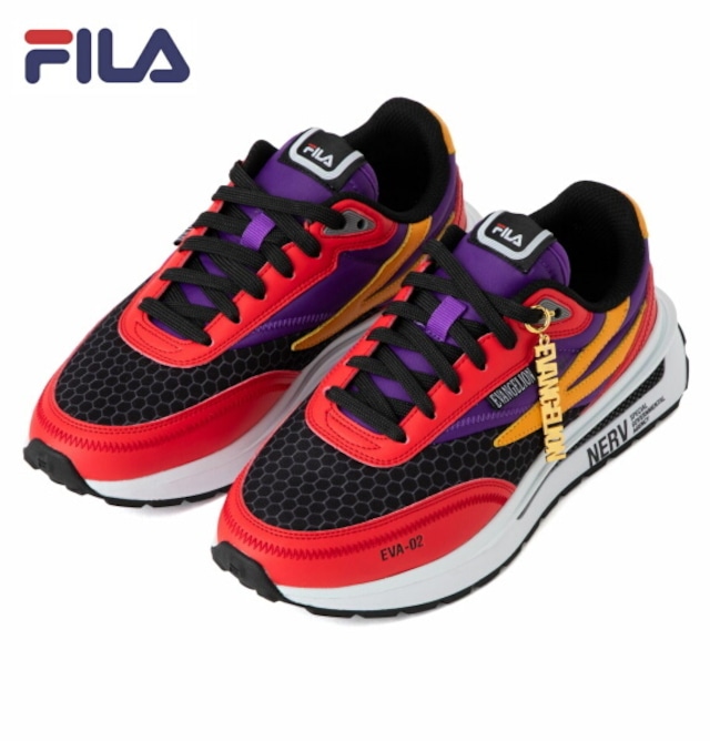 フィラ スニーカー ルノ エヴァンゲリオン RADIO EVA 限定コラボ FILA RENNO×EVANGELION LIMITED BLACK/RED/PURPLE