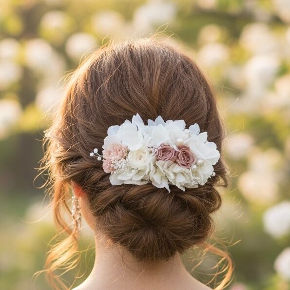 ヘアバレッタ ウエディング