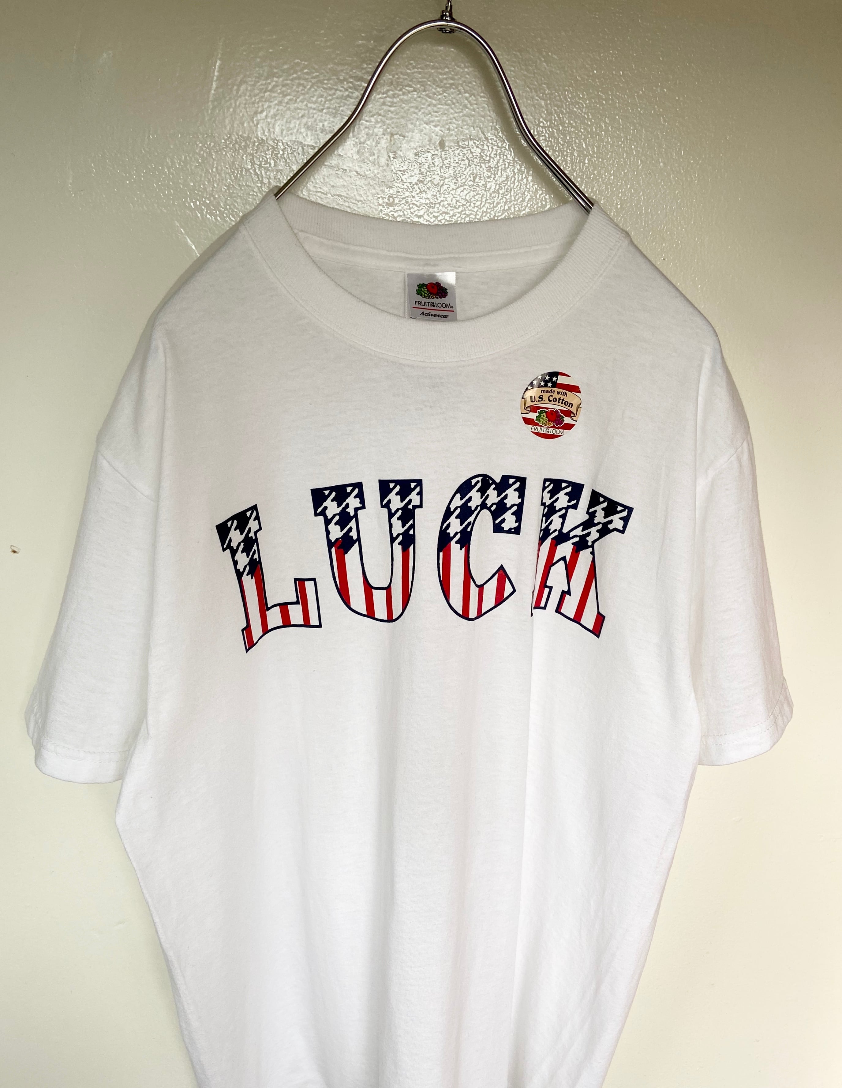 90s デッドストック FRUIT OF THE LOOM 半袖Tシャツ L-