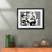 Marilyn Monroe｜永遠のハリウッドアイコンを描くアートポスター｜モダン＆ヴィンテージに映える額縁セット｜国内生産・A2ポスター