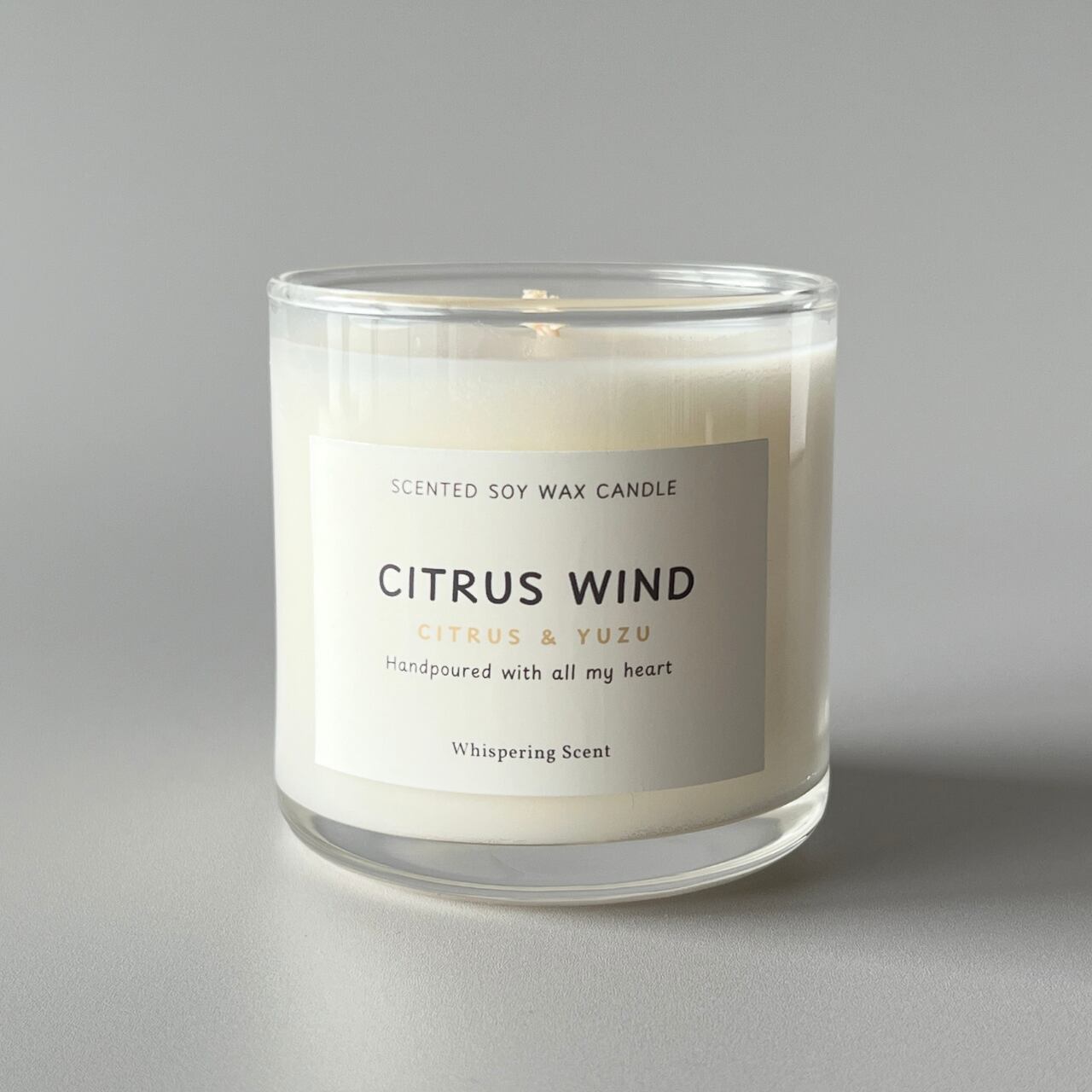 CITRUS WIND シトラスの風（シトラス & ゆず）ソイアロマキャンドル