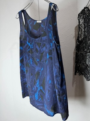 90’s Silk Art Pattern Tank Top