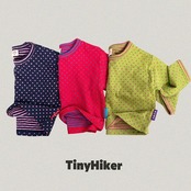 韓国子供服 / TinyHiker / 26Autumn / ハ二ー ドット柄 Tシャツ / 秋服 *XS~XL *