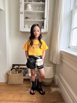[COMMA] Weekend Crop Tee (160/170) / [콤마] 위켄드크롭티 (160/170)