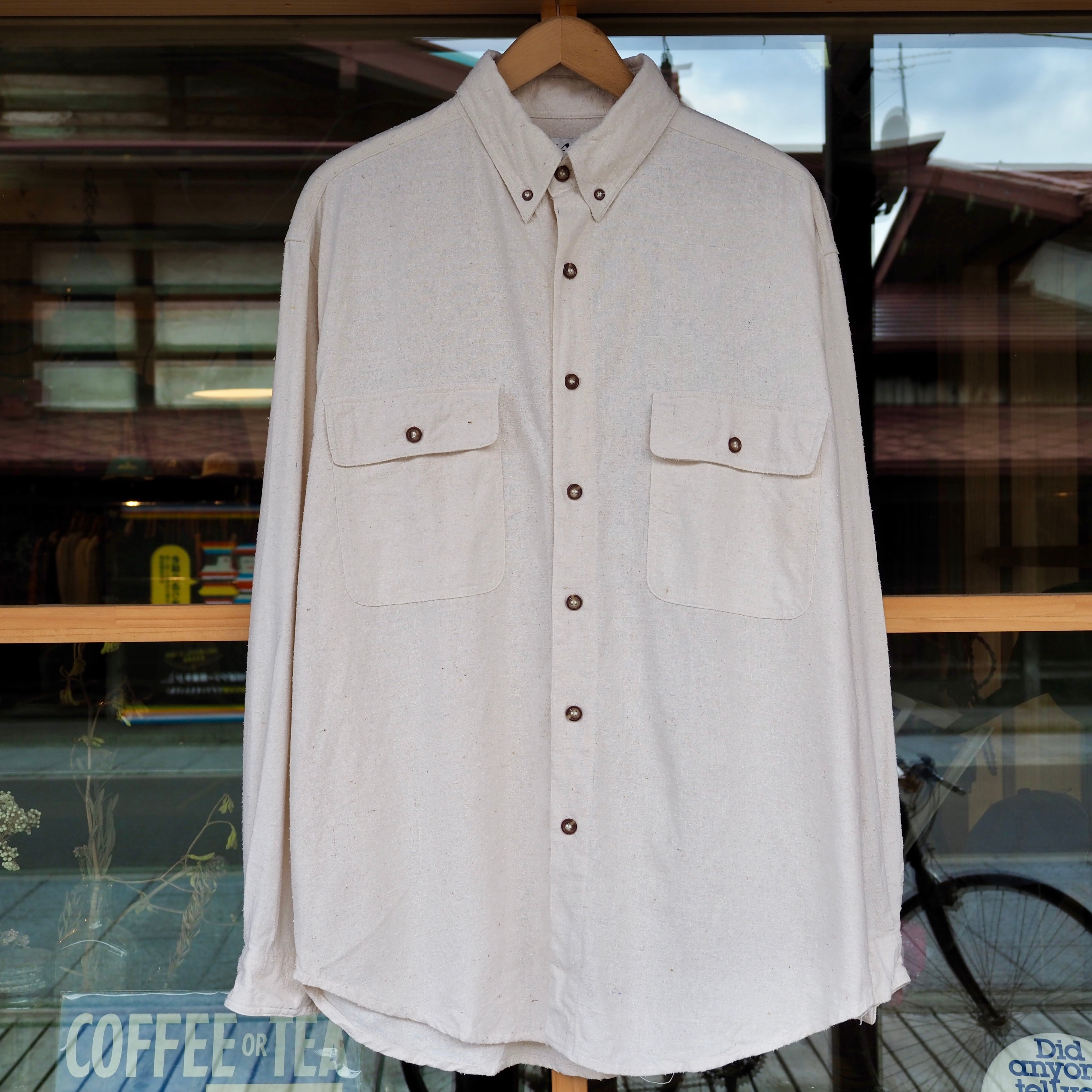 Polo by Ralph Lauren CALDWELL silk/cotton open collar S/S shirt L