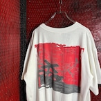 90s USA製 Marlboro ポケットTシャツ　白　バックプリント タバコTシャツ