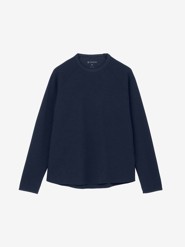 Goldwin ゴールドウイン / ワッフルライトロングスリーブティーシャツ(ユニセックス)#INK NAVY