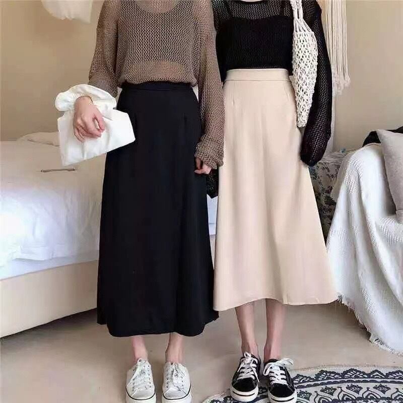 フレアロングスカート