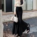 ボトムス スカート ロングスカート レディース マーメイドスカート ロング丈 ハイウエスト タイト かわいい 大人可愛い きれいめ シンプル 上品 おしゃれ かっこいい カジュアル こなれ感 個性的 レトロ 主役級 存在感 抜け感 オールシーズン ベーシック ナチュラル キュート クール エレガント 無地 女性用 OL 通勤 オフィス 学生 通学 デート お出かけ お泊まり 女子会 旅行 休日 カフェ ショッピング コンパ レストラン 普段使い デイリー 着回し 脚長 S M L XL トレンド モテ
