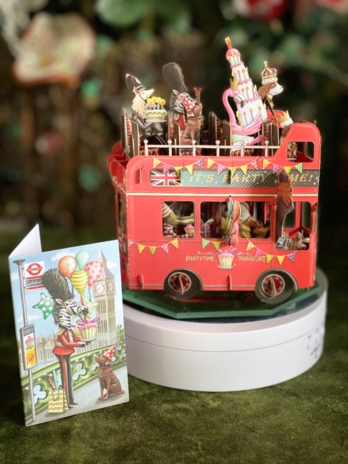 再入荷！『Me & McQ』「パーティーバス」3Dカード "The Party Bus"  3D Card イギリスよりの画像