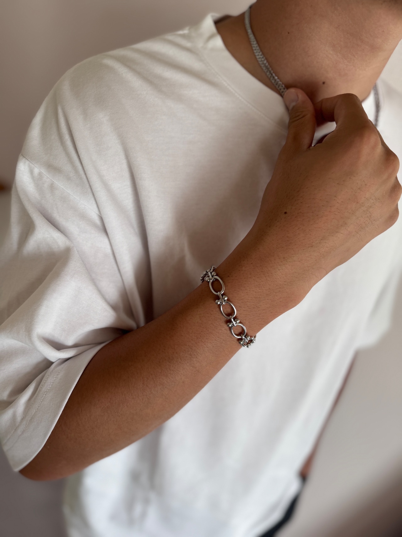 matte chain bracelet ［SSB033］
