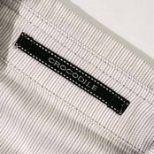 リネン混 Crocodile クロコダイル コットン シャツ ジャケット L/ライトグレー メンズ ビンテージ