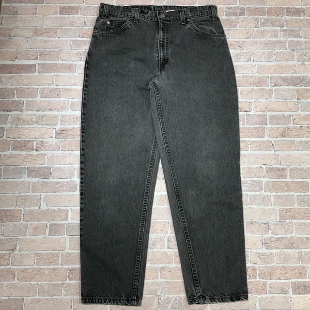 LEVI`S 550 後染めBLACK DENIM PANT