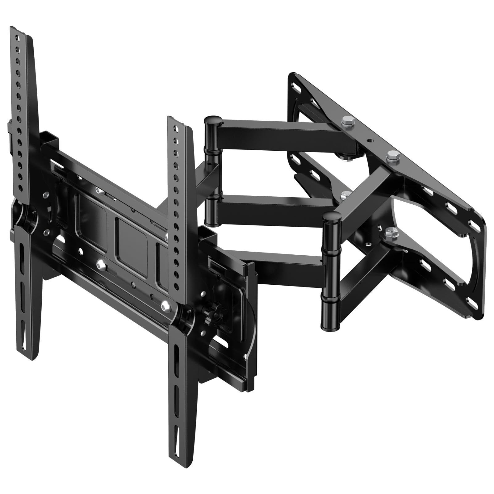 【人気】SHTUMECテレビ壁掛け金具 26-65インチ LCD/LED 液晶対応 フルモーション式 壁掛け金具 最大VESA 400x400mm 耐荷重45kg 可動式 用前後、左右、上下多角度調節可能 tv壁掛けアーム テレビかべかけ金具
