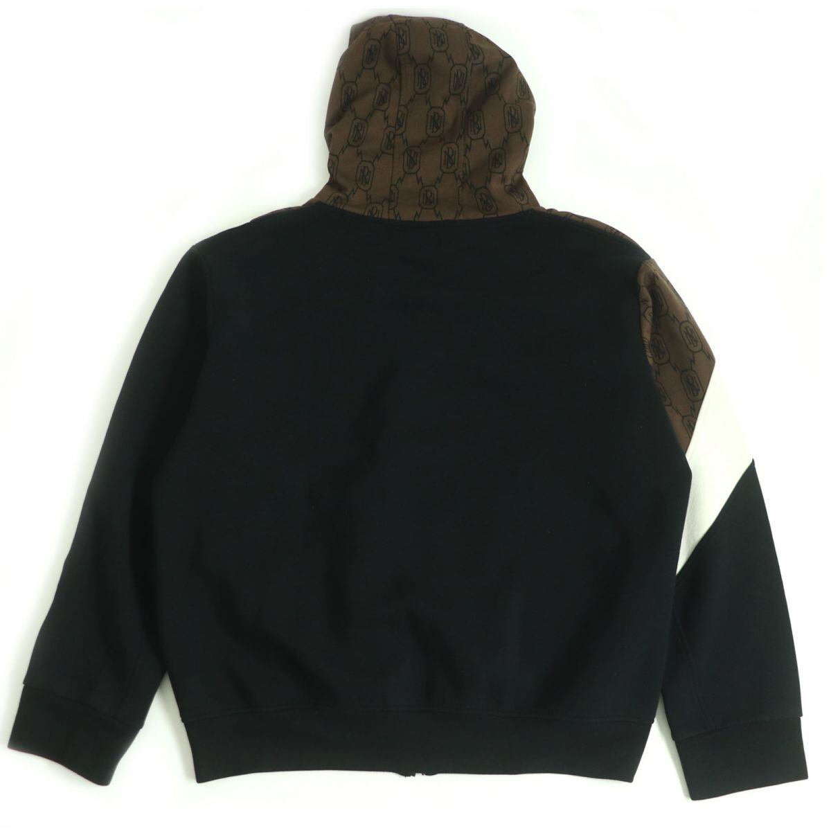 美品】ニールバレット Neil Barrett ジップアップ パーカー 黒 美品】ニールバレット Neil Barrett ジップアップ パーカー 黒