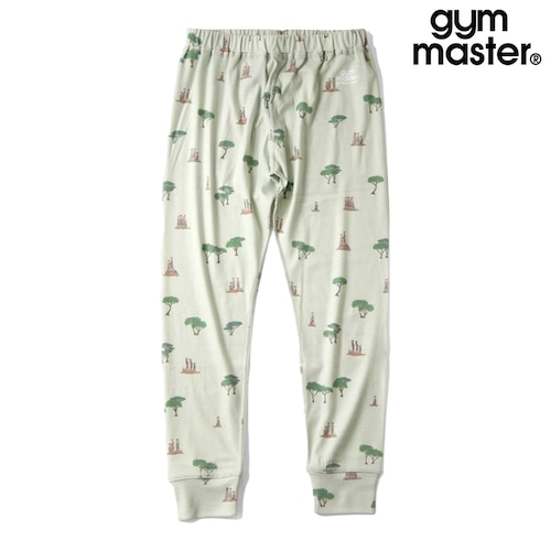 gym master ジムマスター ハッピーペイントレギンス 総柄 レギンス フルレングス メンズ レディース ユニセックス G857354 ミーアキャット