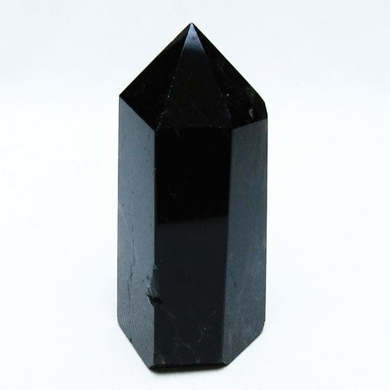 モリオン 六角柱 黒水晶 ポイント 142-10691