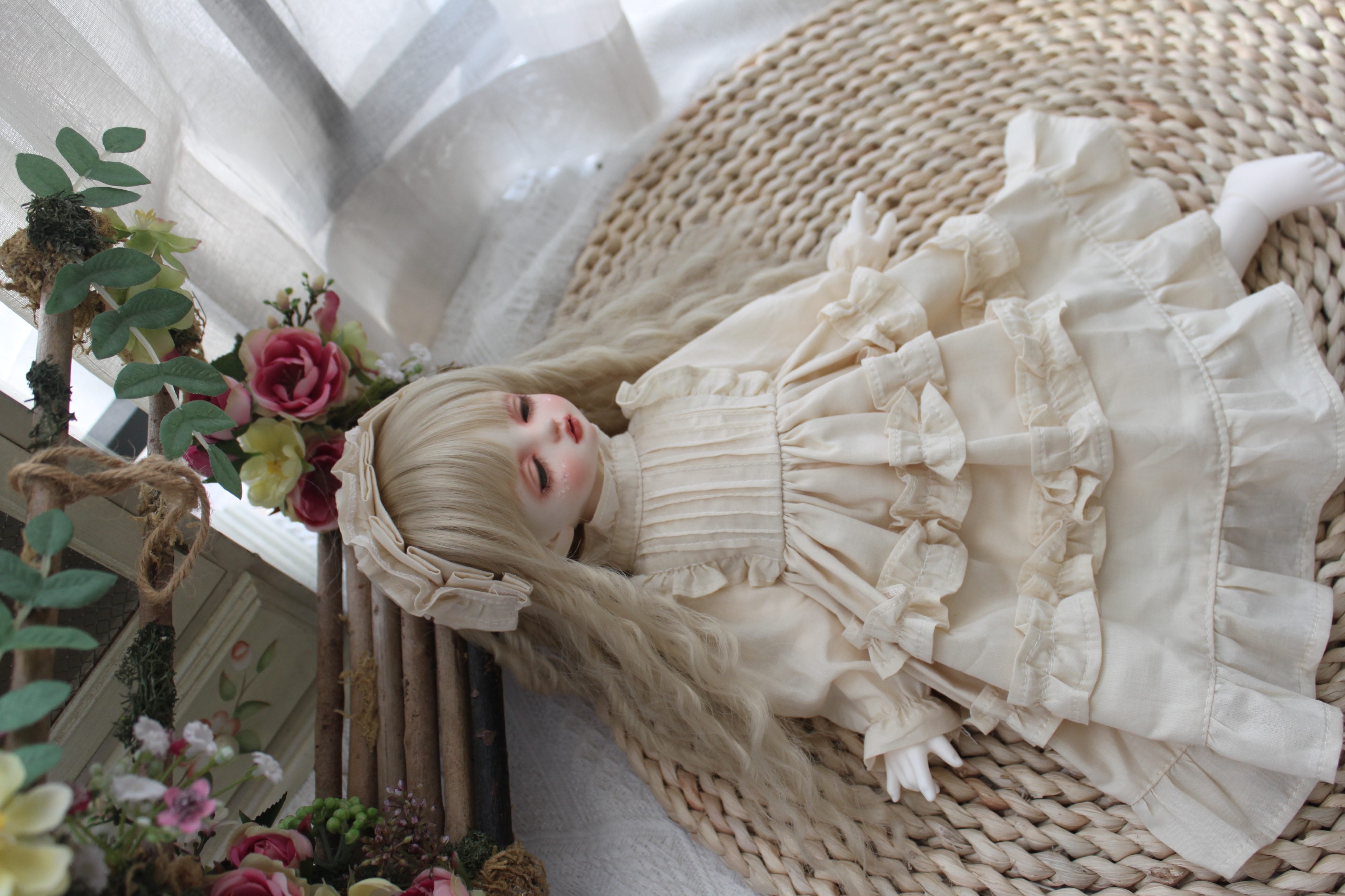 DD,SD,MDD,MSD,幼SDドール 素体サイズ 森 ドレスワンピース | ドール服