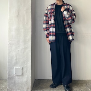 MANON FLANNEL CHECK OVER SHIRT(フランネルチェックオーバーシャツ)