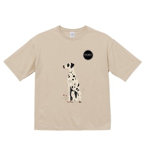 ダルメシアン　ビックシルエットTシャツ