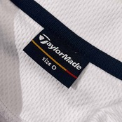 TaylorMade テーラーメイド メッシュ 半袖 ポロシャツ O/ホワイト メンズ ゴルフ 日本製