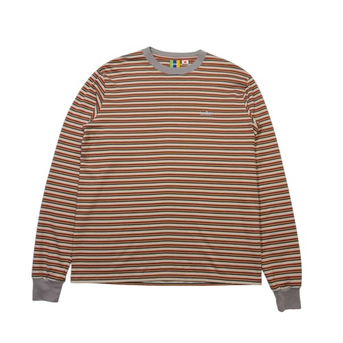 【Bedlam】ZWOOP STRIPE LS (GREY)〈国内送料無料〉