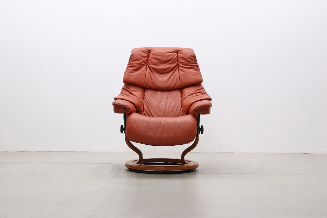 EKORNES/エコーネス「Reno/レノ」Sサイズ 本革リクライニングチェア Ekornes】エコーネス Reno レノ 本革 ストレスレスチェア&オットマン