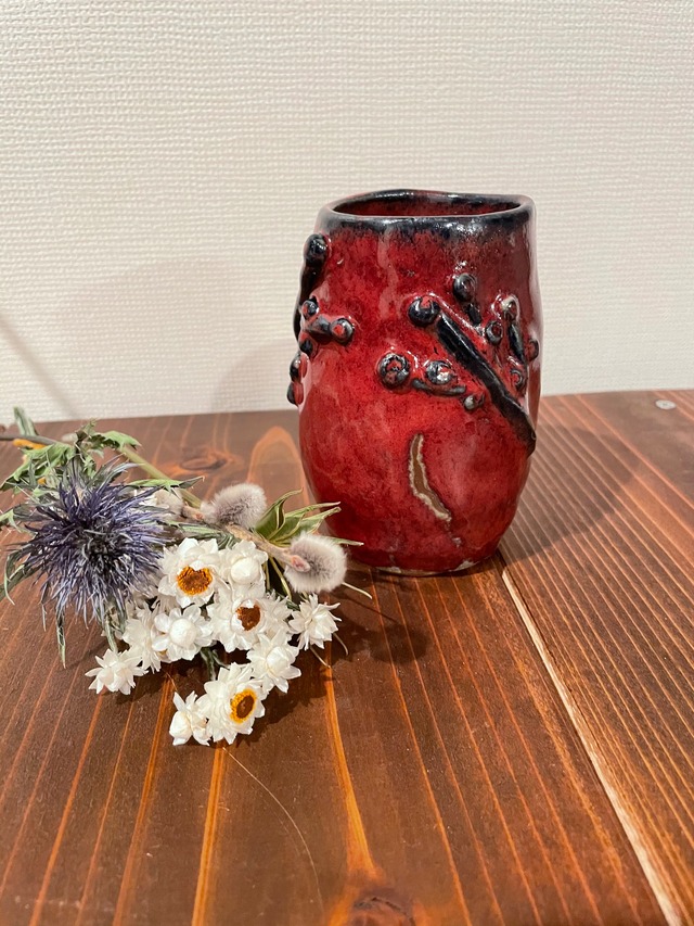 手作り一輪挿し(枝)＆ドライフラワー