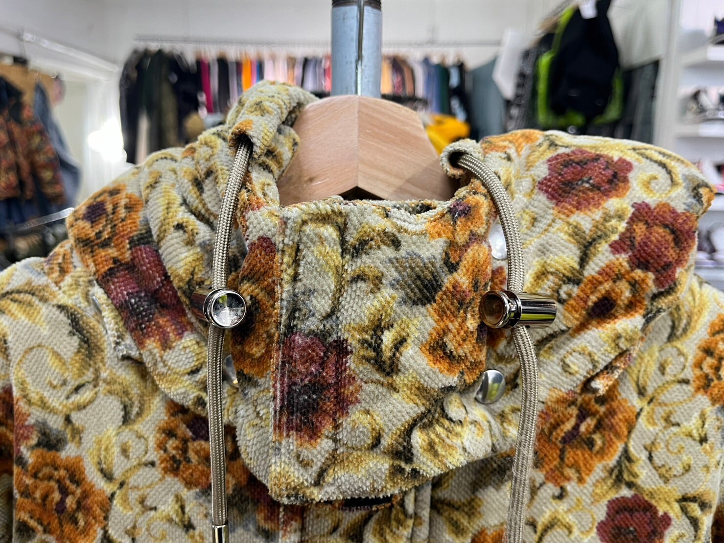 MLVINCE FLORAL PUFFER JACKET