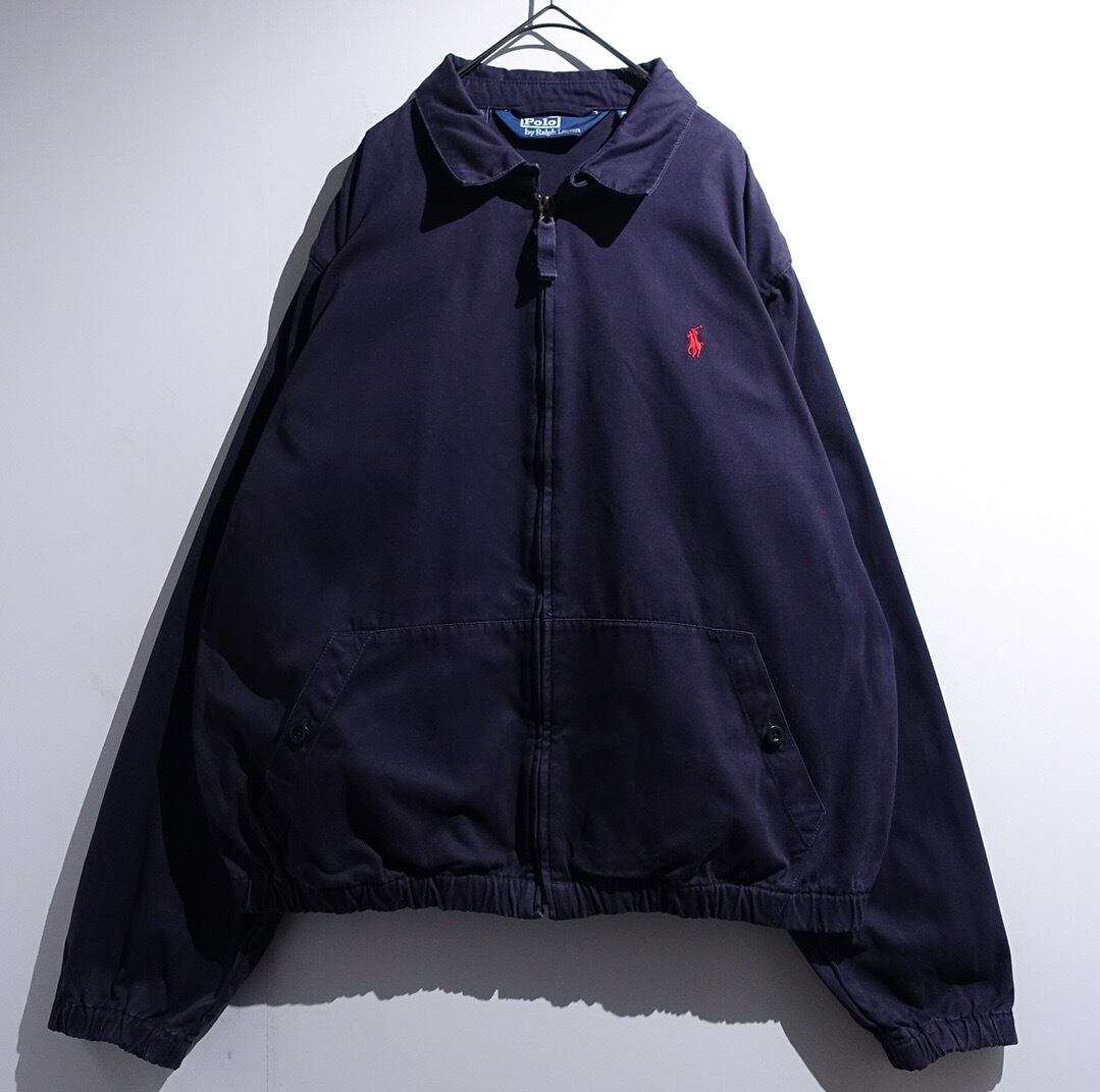 ジャケット・アウター 00s Polo Ralph Lauren swing top navy S 楽天